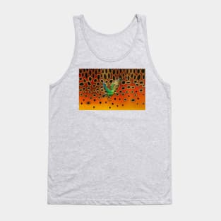 Brown Trout Camo May Fly Texture Tank Top